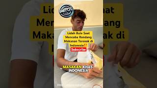 FAKTA UNIK: Reaksi Tak Terduga Saat Bule Coba Rendang #shorts #viral