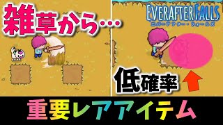 【Everafter falls】まさか！雑草からのレアアイテム入手とは… #12