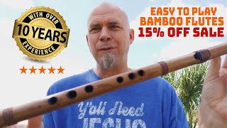 Bamboo Flute - Easy To Play Tribe Of Judah Bamboo Flutes