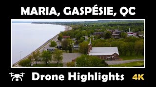 ⚜️ 🌅 Stunning Aerial Highlights of Maria, Québec | 4K Drone Footage 🚁✨