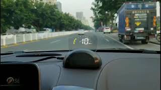 泓愷科技 FLYone C700S HUD OBD2多功能汽車抬頭顯示器 - 實拍