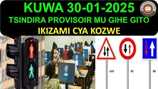 Amategeko y'umuhanda 2025 EP 38 :Ibibazo n'ibisubizo by'ikizami cy'uruhushya Rw'agateganyo cya kozwe