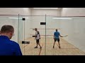 Andre Stahl n Rehman Mughees in Squash Masters, 15 August 2024