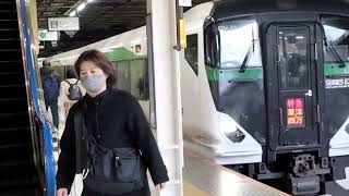 E257系5500番台オオOM-53編成大宮駅発車