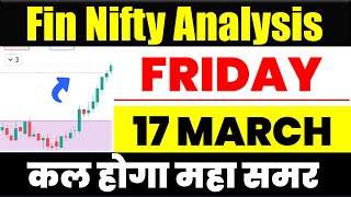 17 March : Friday | Finnifty options for Tomorrow | Finnifty prediction | Nifty prediction