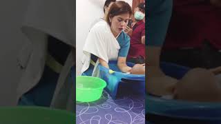 Mj Padua Caregiving School | Infant Bath | TESDA Caregiving NCII