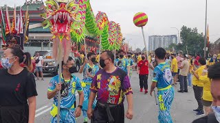 2022 Dragon \u0026 Lion Dance Parade #慶祝關聖帝君千秋寶誕衆神出巡 @ 蕉賴皇冠城威靈廟