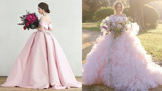 Romantic Pink Wedding Dresss #1