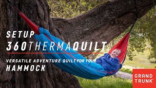 360 ThermaQuilt Hammock Underquilt,  Overquilt, Tech Blanket \u0026 Sleeping Bag For Hammock Camping