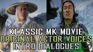 MK11 : All MK Movie Klassic Characters Skins Intro Dialogues