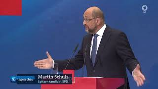 Schlussphase im Wahlkampf: Schulz grenzt sich von Merkel ab