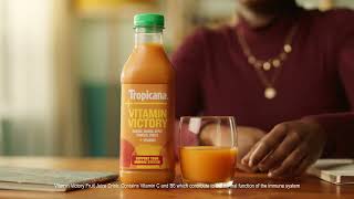 Try our Tropicana+ range. Vitamins Incoming! It’s Tropicana, and then some.