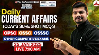 Current Affairs Today Odia | 25 January Current Affairs 2025 | Current Affairs By Bibhuti Sir