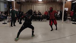 Adam and Dan Rauens - Sword in One Hand Finals - Midwinter Armizare 2022