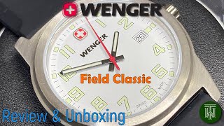 Wenger Field Classic 100m Sport Watch - Review \u0026 Unboxing (01.0441 / ETA 805.112)