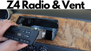 Remove Radio & Center Vent | BMW Z4 2003-2008