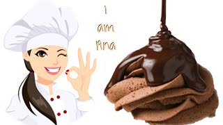 Chocolate icing for cakes and pastries of only 2 ingredients