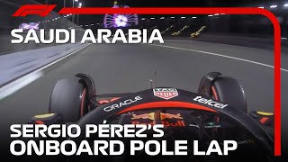 Sergio Pérez's Pole Lap | 2022 Saudi Arabian Grand Prix | Pirelli