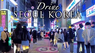 [4K] Drive splendid night streets in Seochodaro 77gil Gangnam Seoul South Korea 서울 강남 드라이브 ソウル江南ドライブ