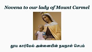 Novena prayer to our lady of Mount Carmel in Tamil | தூய கார்மேல் அன்னையின் நவநாள் செபம்