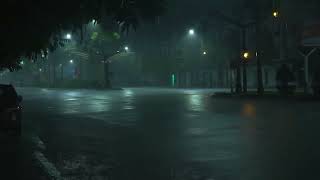 비 내리는 밤에 불면증을 위한 폭우, 빠르게 잠드는 빗소리 ASMR 백색소음