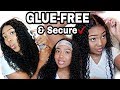 Beginner GLUE-LESS WIG APPLICATION | Elastic Band & Combs ONLY! WowAfrican