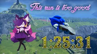 Sonic Frontiers - Any% in 1:25:31