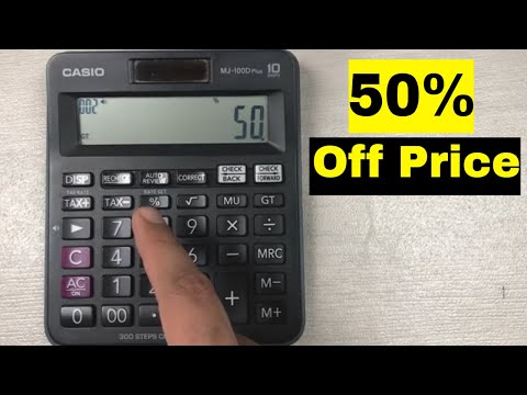 How much does 50% off take off?