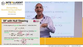 Interlligent- Demystifying Beamforming and Null Steering Talk - by Dr. Doron Ezri