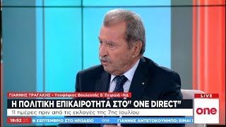 Γ. Τραγάκης One Channel: Κάθε Βουλή είναι χειρότερη από την προηγούμενη