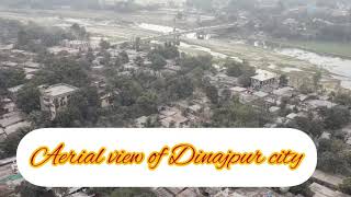 Aerial view of Dinajpur city