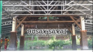 BUSAK SARAI KELOMPOK 3 X-MIPA2|SMA 3