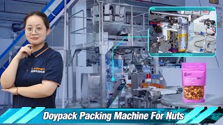 [2025 NEW] Automatic Zipper Pouch Packing Machine for Dried Fruit Snacks | Standup Bag Packing Line