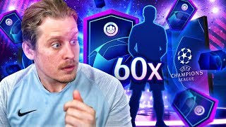 OMG 60X CHAMPIONS LEAGUE PLAYER SBC PACKS! FIFA 19 ULTIMATE TEAM