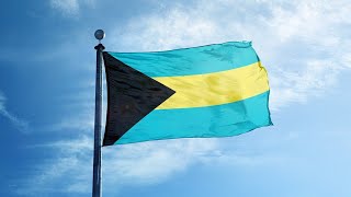 Bahamas flag using Python's Turtle #45