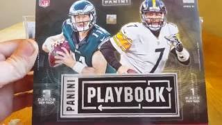 2016 Panini Playbook Football Hobby Box. Sick Hit!