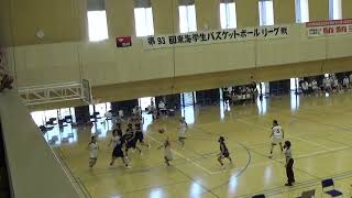 【大学バスケ】　東海学園大学　対　岐阜大学　第93回東海学生バスケットボールリーグ戦　２部リーグ女子