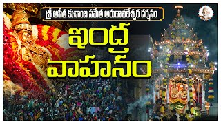 శ్రీ అపీత కుచాంబ సమేత అరుణాచలేశ్వర ఇంద్ర వాహనం దర్శనం | Arunachalam Temple | Tiruvannamalai