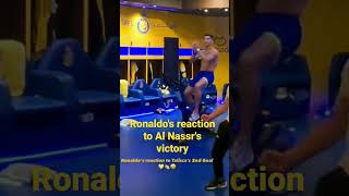 🇵🇹🐐 Ronaldo's reaction to Al Nassr first victory 🤩