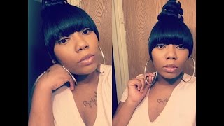 New Method Top Knot Ninja Bun Natural Hair Tutorial New