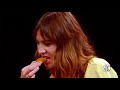 Alexa Chung Fears for Her Life While Eating Spicy Wings  Hot Ones