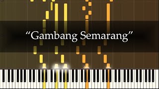 Gambang Semarang Piano Arrangement Of Indonesian Folk Song By Oey Yok Siang