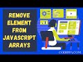 Remove specific element from javascript array conditionally | javacript array filter() method