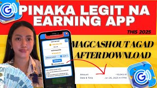 PINAKA LEGIT NA EARNING APP THIS 2025 | EARN AT HOME VIA GCASH | SIDE HUSTLE PERFECT FOR STUDENT