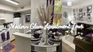 Furnished Apartment Tour 2021- Part 1/ Modern Glam Rooms Tours / Queen Val Livin