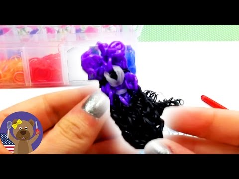 Tutorial: How to make a purple minion with loom bands? Tutorial: How to make a purple minion with loom bands?