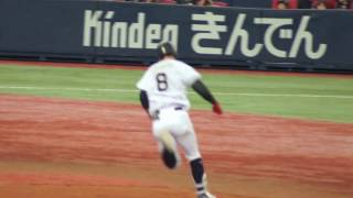 オリックスバファローズ 駿太のホームラン やたら速い一周