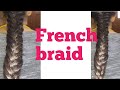 how to make french braid || easy hair style|| soumya's world ||