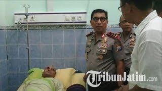 Kapolda Jatim Jenguk Bripka Yulianto Korban Tabrak Mobil DPO Narkoba