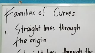 Differential Equations: Families Of Curves Part 1